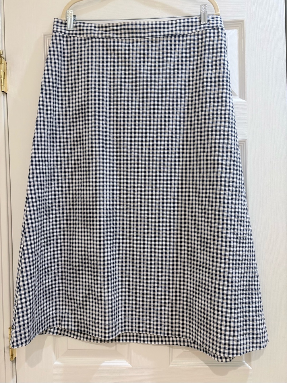 J.Jill A-line Gingham Skirt
